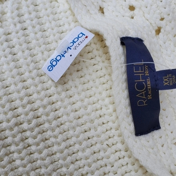 Rachel Roy crochet sweater XXL NEW - Picture 9 of 11